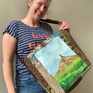 Art du parc national Tote bag cheminée recyclée Rock