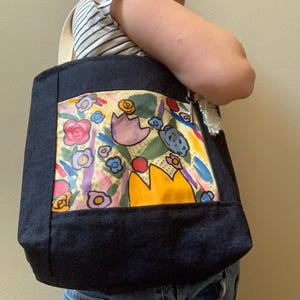 Sac fourre-tout art tulipe