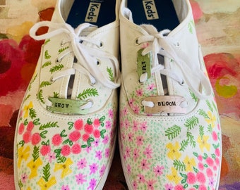 shoe charms made from upcycled knitting needles shoe accessories gift for sneaker head