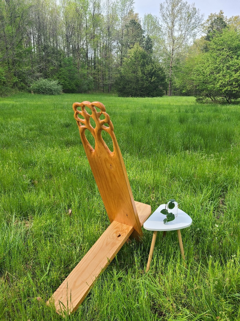 Hand Carved Stargazing Chair, Viking Chair, the Tree Chair Etsy