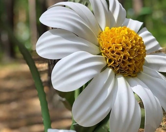 Large artificial handmade CHAMOMILE || Wedding / Party decoration / Showcase / Window display