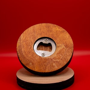 Coaster bottle opener