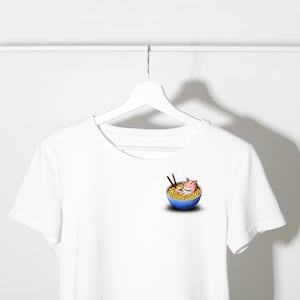 Soup Cat Japanese Streetwear Tee - Unique and Trendy Graphic T-Shirt for Men and Women