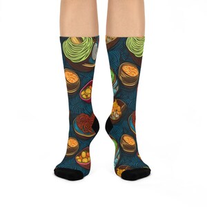 Ramen Socks, Cushioned Crew Socks
