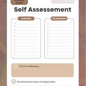 Printable Motivational Recovery Journal One Day at a Time - Etsy