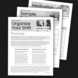 Organize Your Shift | Report Sheet Guide and How-to | Nurse | Student | Instructor | MEGALY