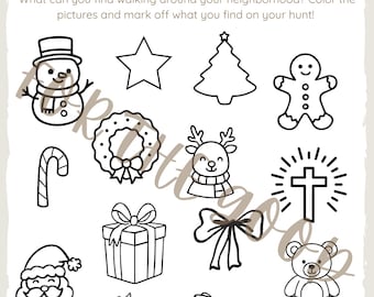 Búsqueda del tesoro - Edición navideña para niños