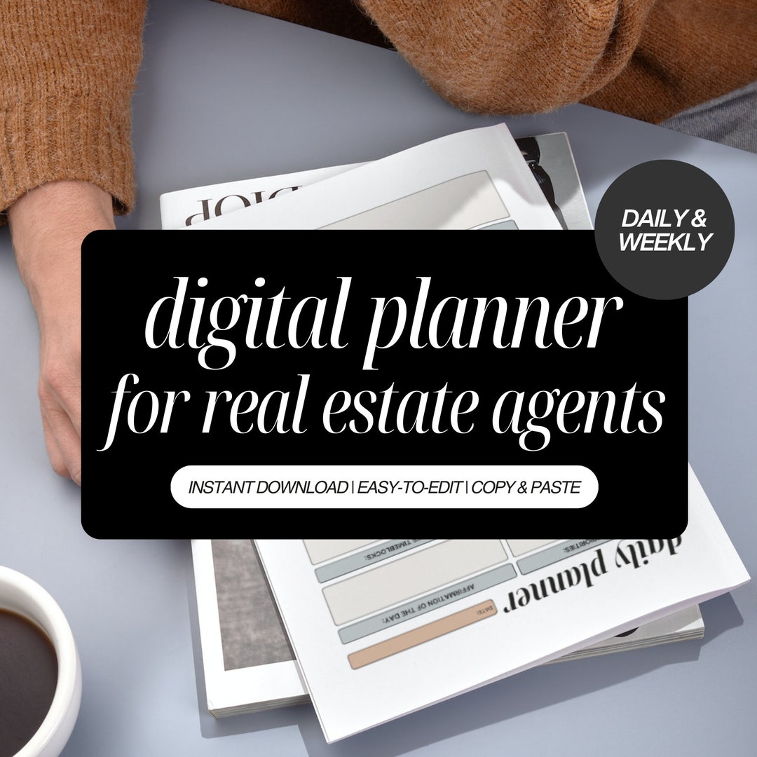Realtor Daily Routine Weekly & Daily Planner for Real Estate Agents | Realtor Planning and ...