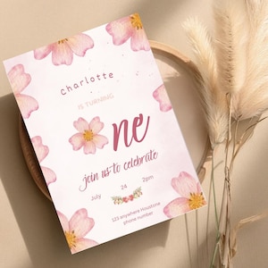 Baby First Birthday Invitation