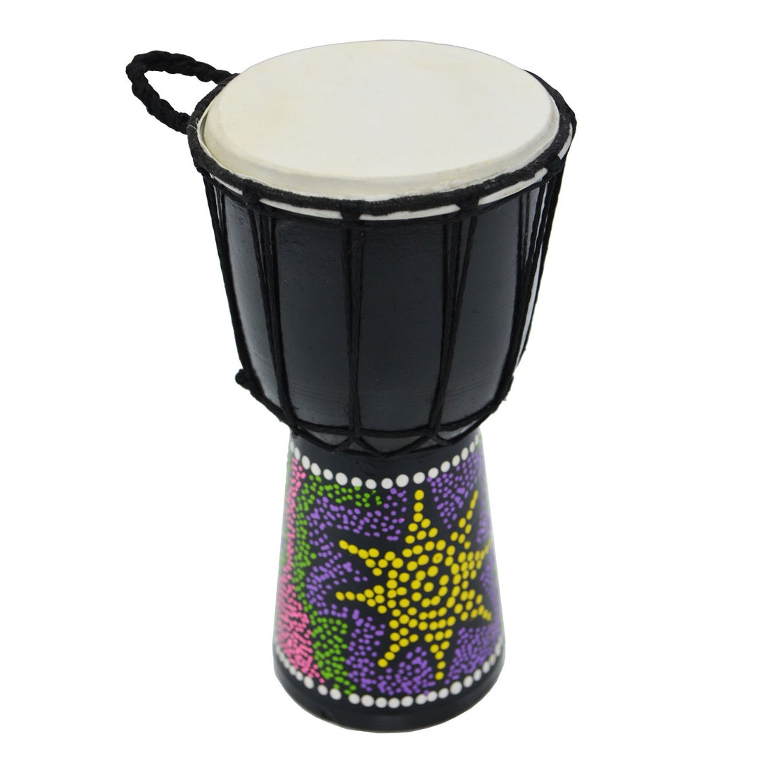 Hand Painted Djembe Drum Sizes 13cm by 25cm High African Etsy