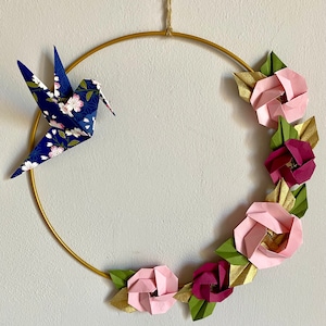 Ghirlanda decorativa origami