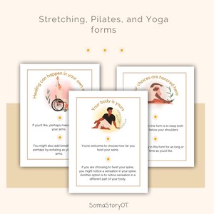 Juego de tarjetas de yoga con enfoque en el trauma; actividad con enfoque en el trauma para la sanación y la regulación del sistema nervioso (descarga en PDF) imagen 3