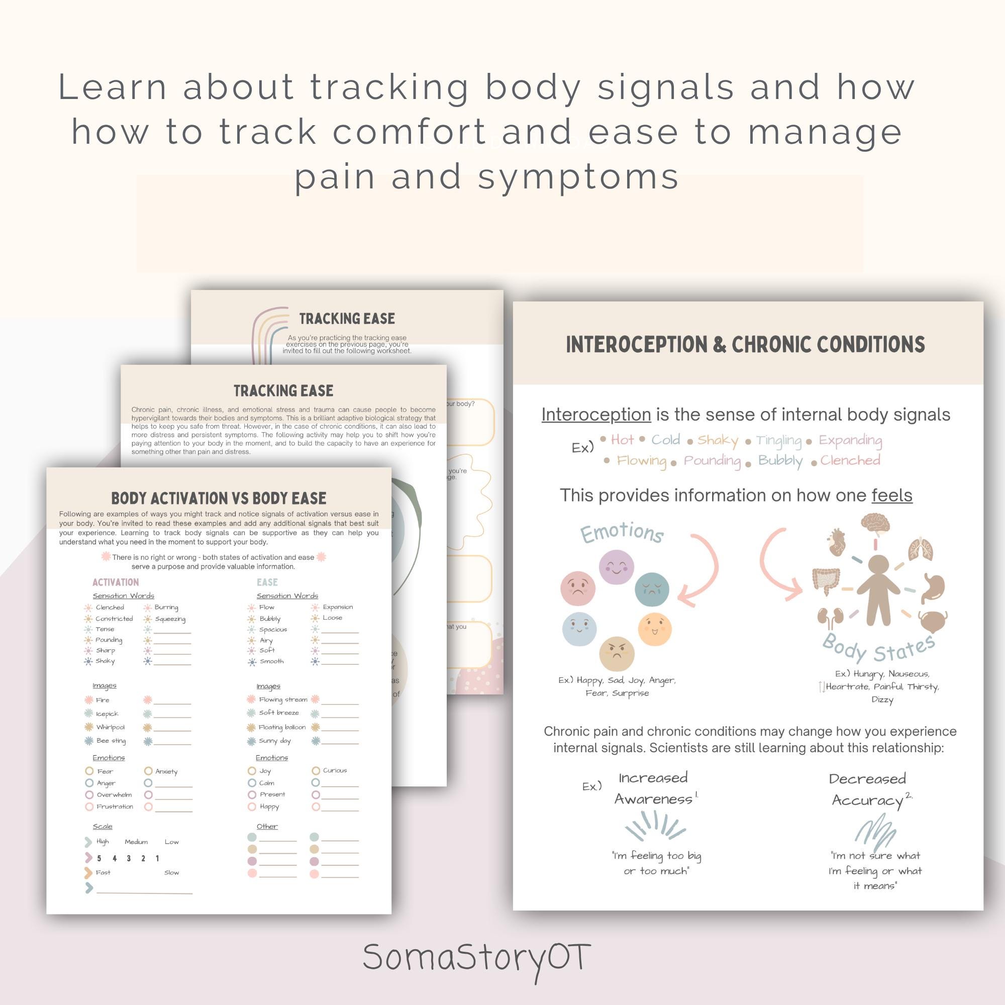 Chronic Illness Worksheets Bundle; Somatic Therapy & Medical Planner ...