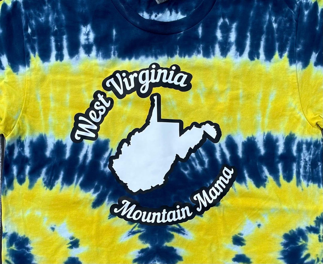 west virginia tie dye shirt