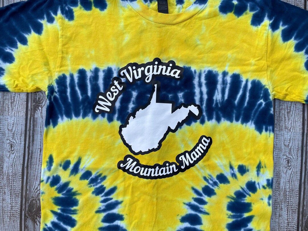 west virginia tie dye shirt