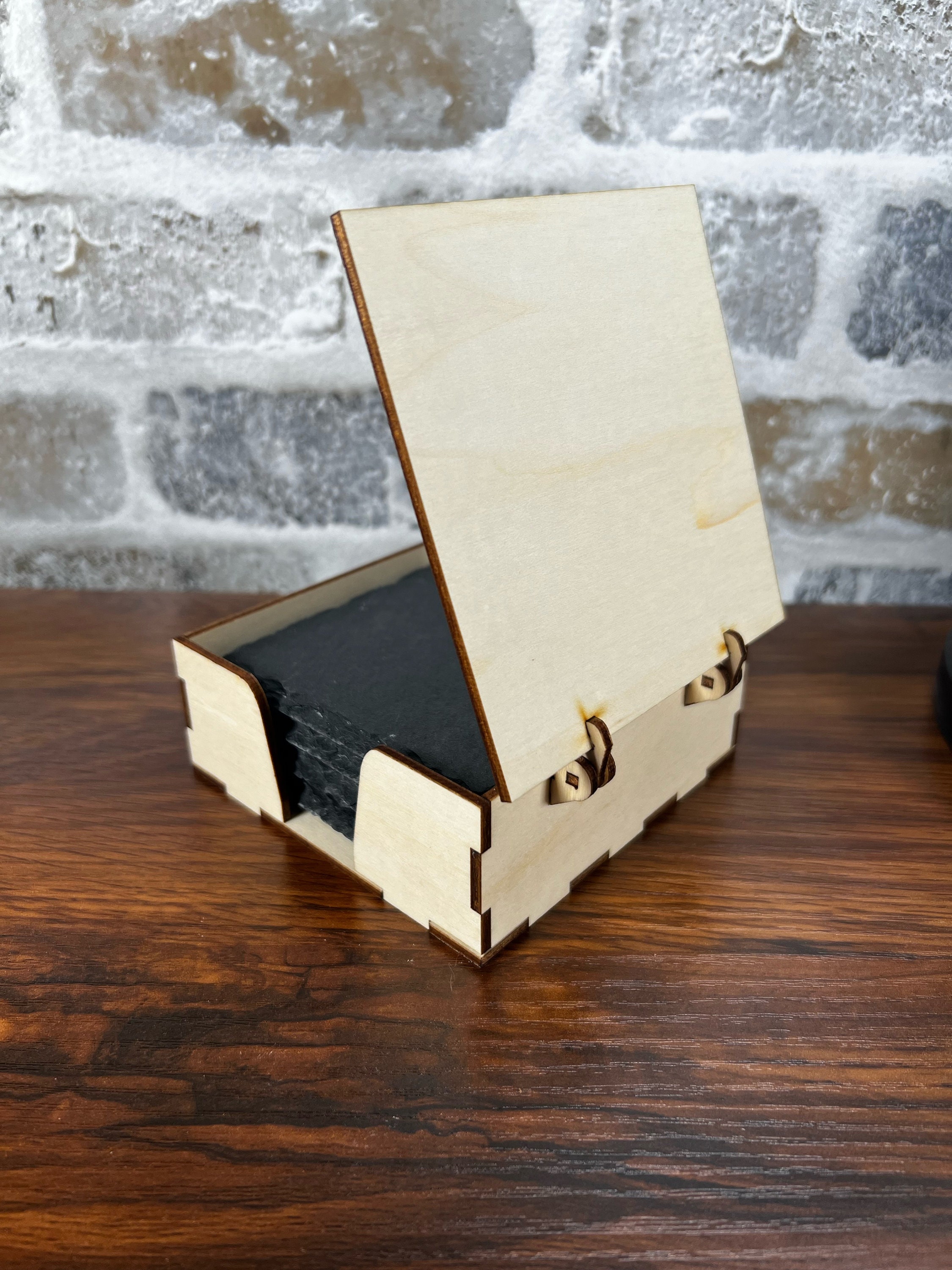 4 Inch Coaster Holder. Laser Cut File. Instant Digital Download SVG. Etsy