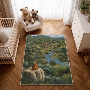 Ein zauberhafter Kinderteppich für das Spielzimmer oder das Kinderzimmer