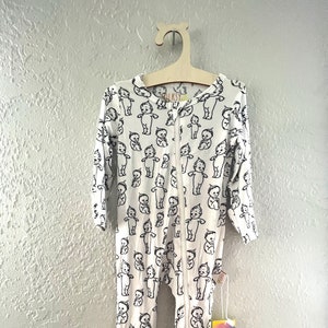 Kewpie baby zip up convertible body suit