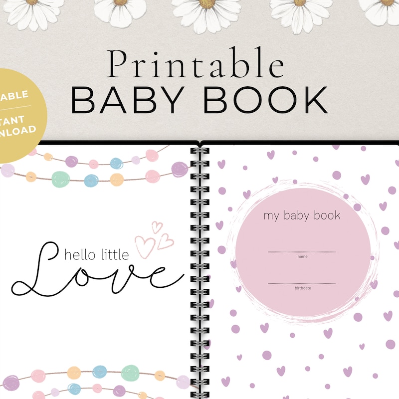 Baby Book Ideas Baby Book Printables