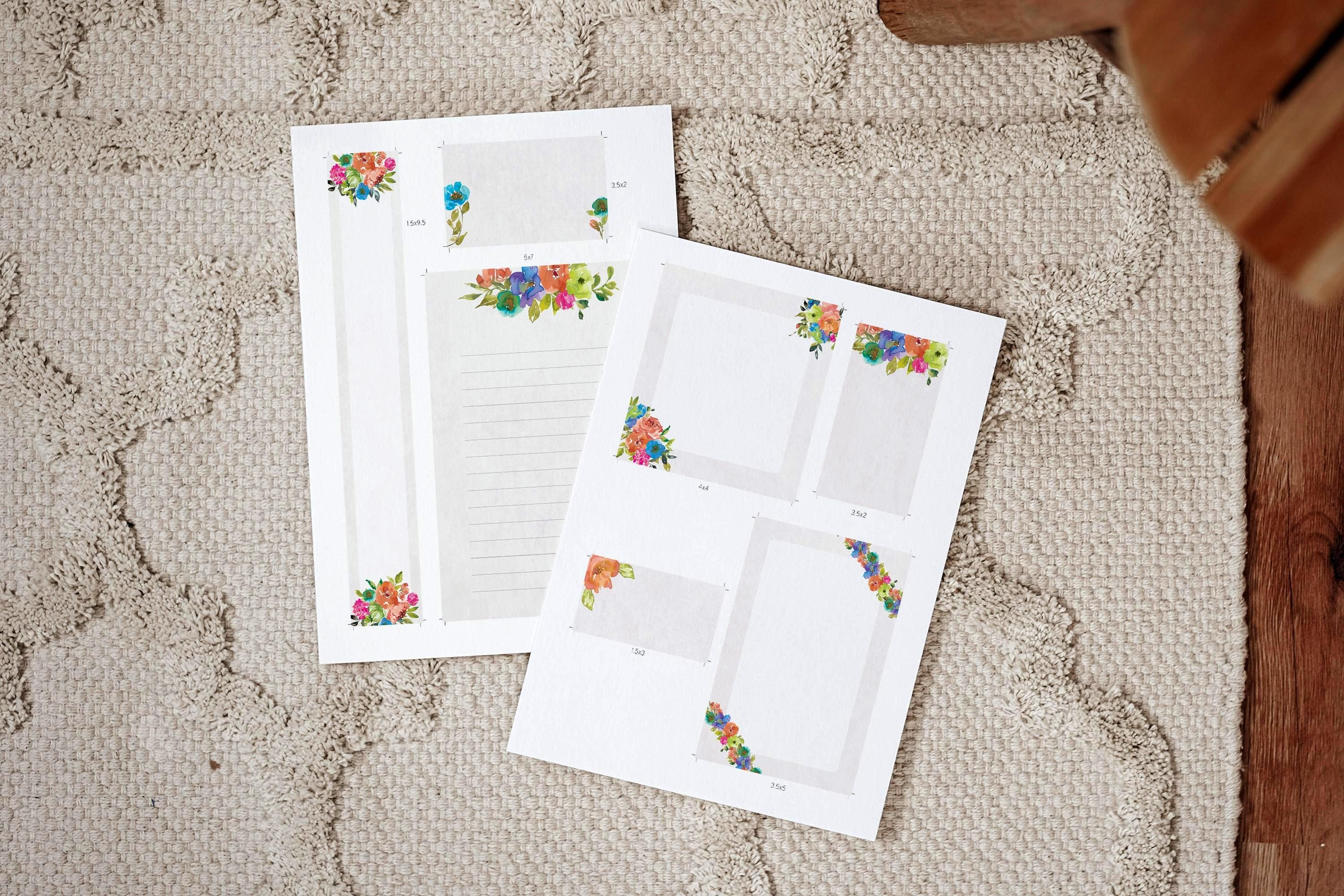 Printable Bible Margin Notes Tip-in Sheets, Bible Study Blank Insert ...