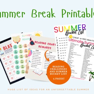 Summer Bucket List and Reading Challenge