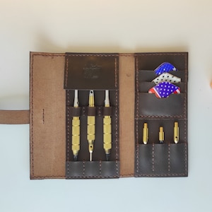 Leather Dart Case, Handmade, Genuine Leather