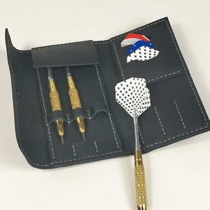 Leather Dart Case, Handmade, Genuine Leather, v2025