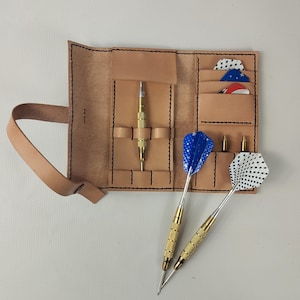 Leather Dart Case, Handmade, Genuine Leather