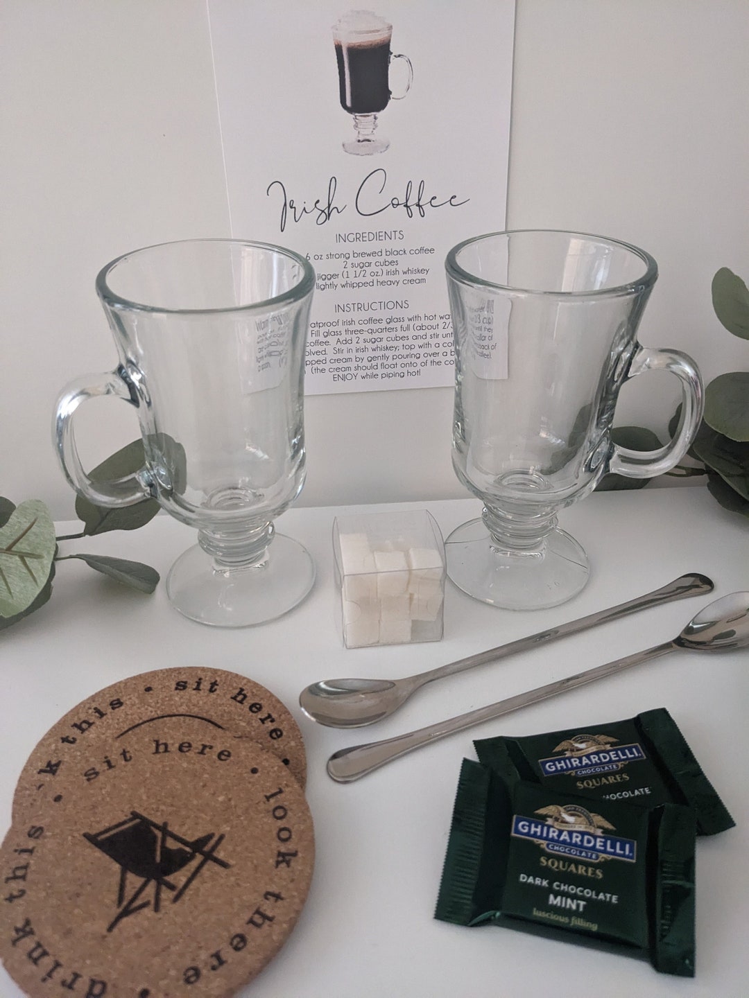 Irish Coffee Gift Box Mother's Day Gift Box Ireland Gift Etsy