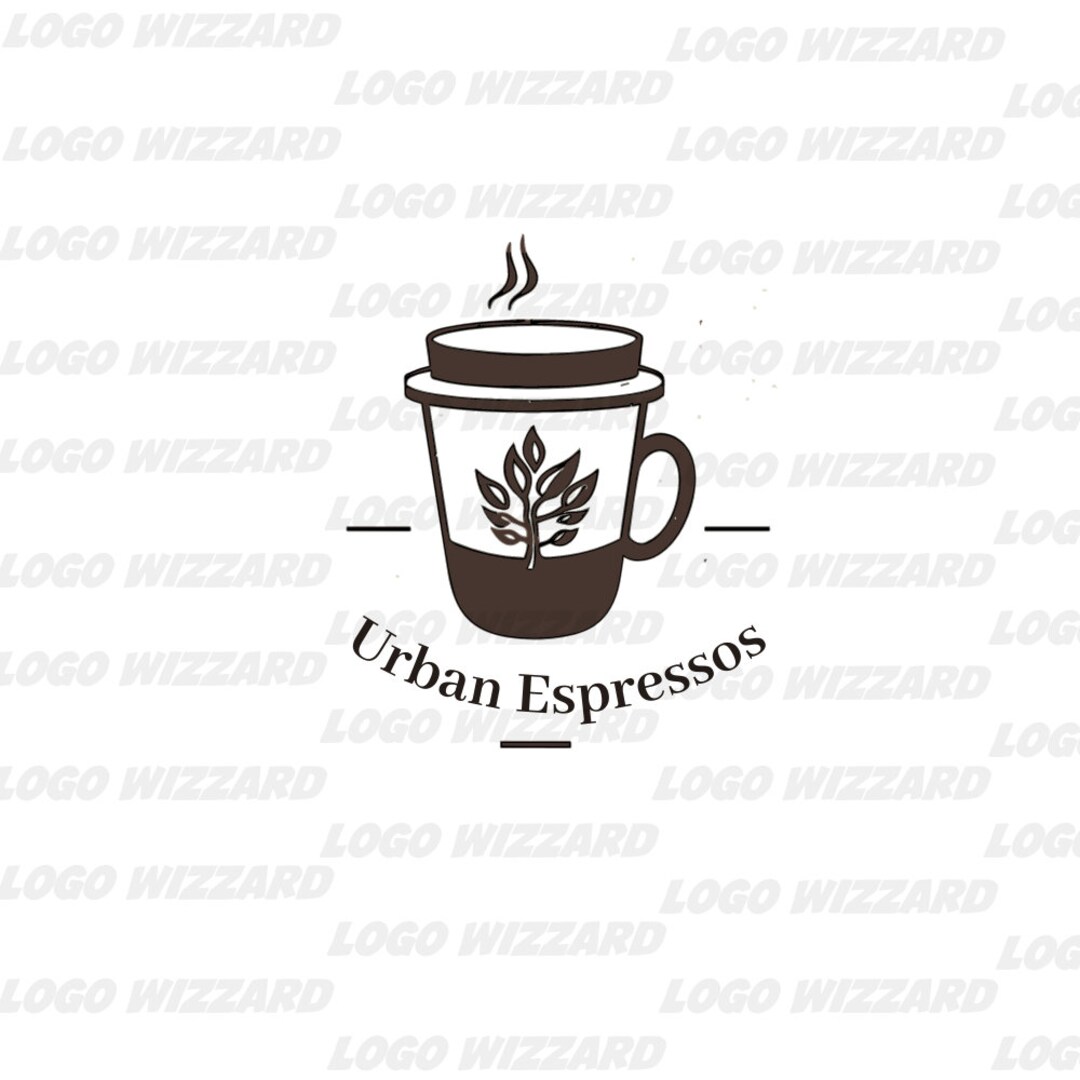 Coffee Shop Logos, Café Logos, DIY Logo Design Template, Coffee Mug