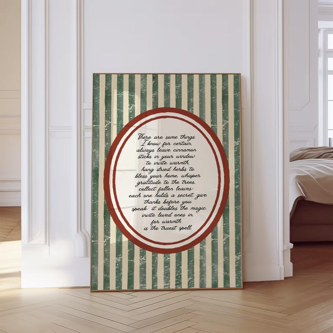 Practical Magic Quote Wall Art Print Fall Wall Art Retro Autumn Artwork ...