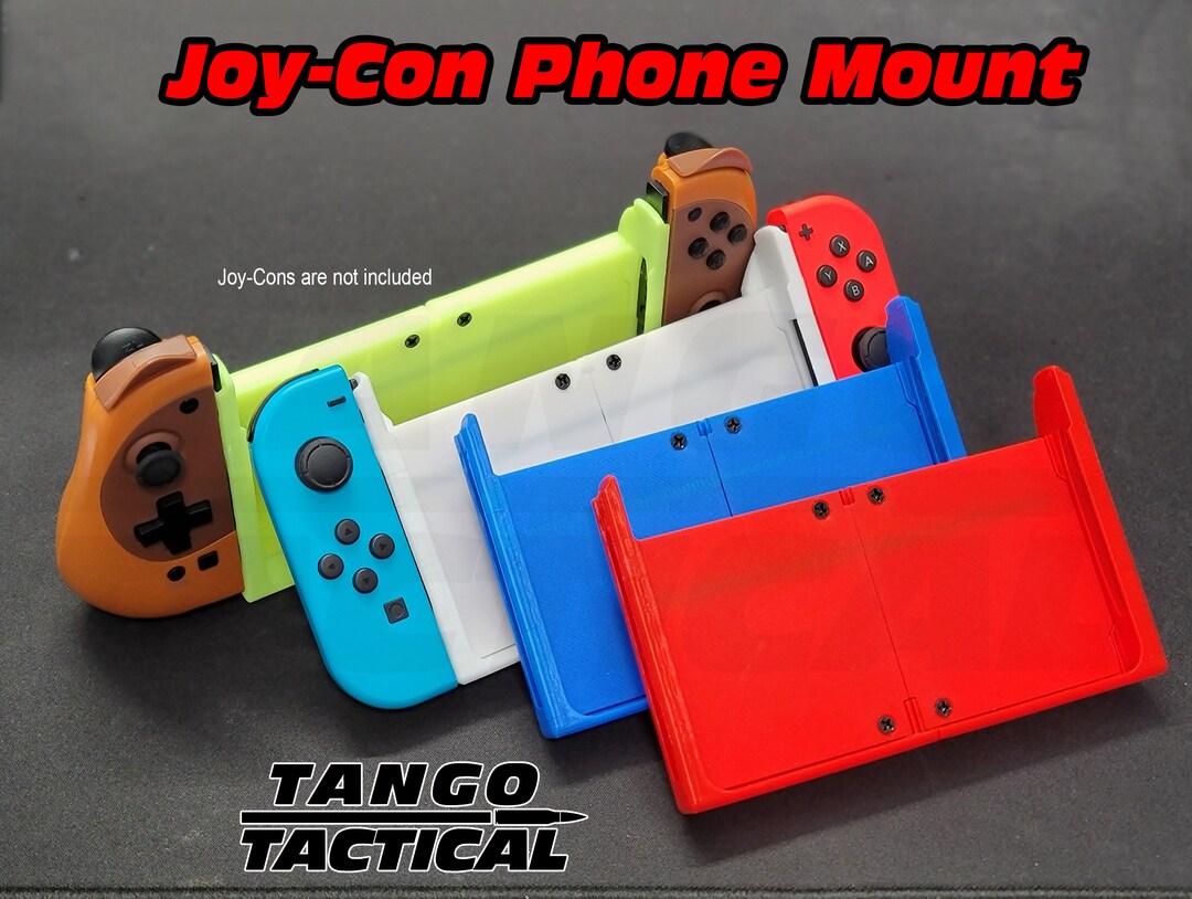 Joycon Controller Phone Mount Grip Joycon 3D Printed Etsy