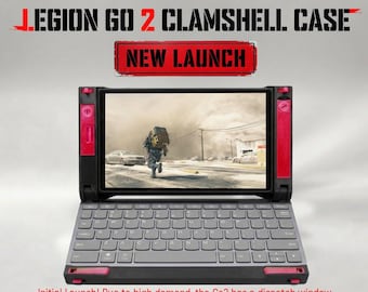 Lenovo Legion Go 1&2 Clamshell Keyboard Attachment (3D Printed PETG Material)