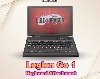 Lenovo Legion Go 1 Keyboard Attachment: Rechargeable Bluetooth, Laptop Style (3D Printed)