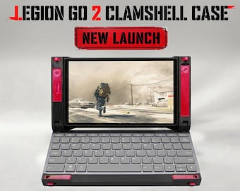 Lenovo Legion Go 1&2 Clamshell Keyboard Attachment (3D Printed PETG Material)