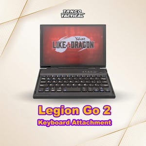 Lenovo Legion Go 2 Keyboard Attachment: Rechargeable Bluetooth, Laptop Style (3D Printed)