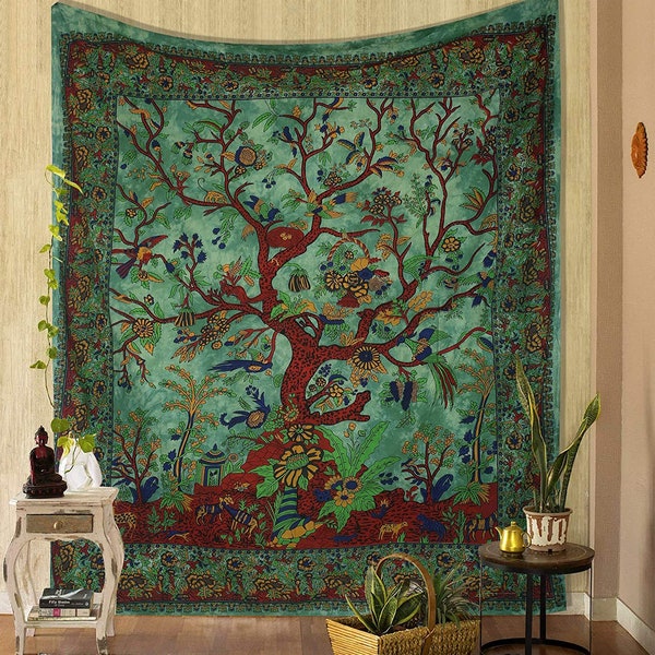 Hippie Tapestry Etsy