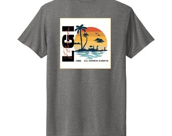 LGI (Little Gasparilla Island) Triblend T-shirt (men&#39;s sizing). Soft and comfortable with a bit of stretch.