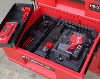 M12 Laser Level Organization Insert Kit - 3-Plane - Milwaukee PACKOUT | 3632-21
