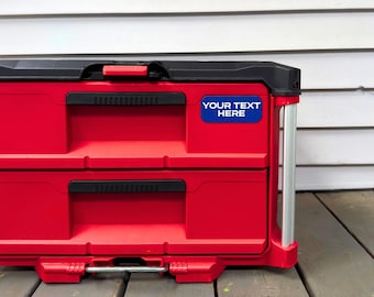 Custom Drawer Label - Larger Drawers - Milwaukee PACKOUT