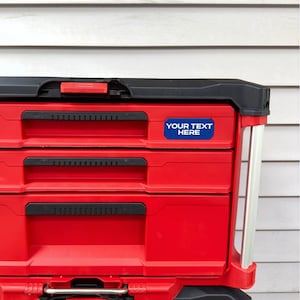 Custom Drawer Label - Smaller Drawers - Milwaukee PACKOUT