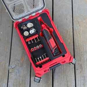 M12 Rotary Tool Ultimate Organization Inserts Kit - Milwaukee PACKOUT Box
