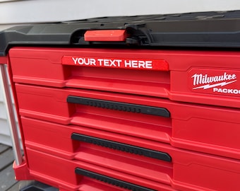 Custom Drawer Handles - Smaller Drawers - Milwaukee PACKOUT