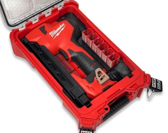 M12 Cable Stapler Insert for Milwaukee Packout | 2448-20 | Custom 3D Printed Tool Organizer