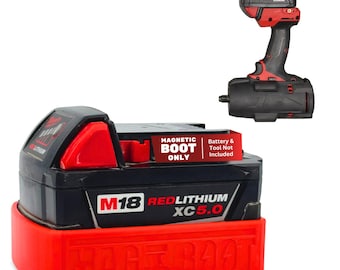 MAG-BOOT Magentic Battery Cover - Milwaukee M18 XC3.0/4.0/5.0/6.0
