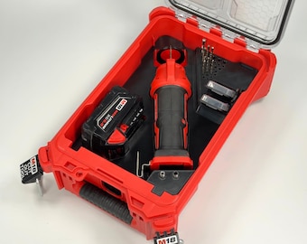 PACKOUT M18 Drywall Rotary Tool Insert | Custom Tool Organizer (2627-20)