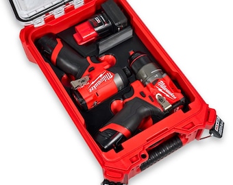M12 Drill/Driver Insert for Milwaukee Packout | Custom 3D Printed Tool Organizer