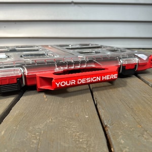 Custom Large Low-Profile Organizer Label - Milwaukee PACKOUT