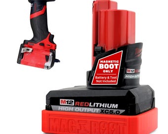 MAG-BOOT Magnetic Battery Cover - Milwaukee M12 High Output XC5.0