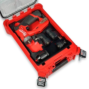 M12 Install Drill/Driver Insert for Milwaukee Packout | 2505-22 | Custom 3D Printed Tool Organizer